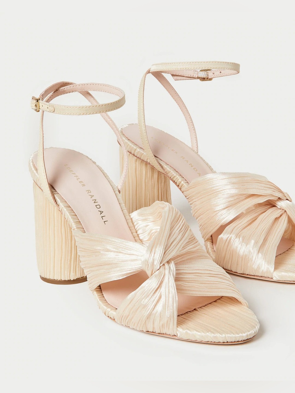 Loeffler Randall Reed Almond Pleated Twist Heel, Size 9